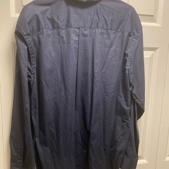 Dockers Tour Long Sleeve Shirt Button Up Pocket 100% Cotton Black Size XL(New) - Picture 2 of 14